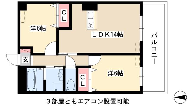 アフロディーテの間取り