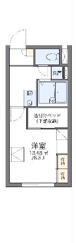 レオパレスセントラル南４条Ｂの間取り