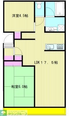 坂戸市緑町のマンションの間取り