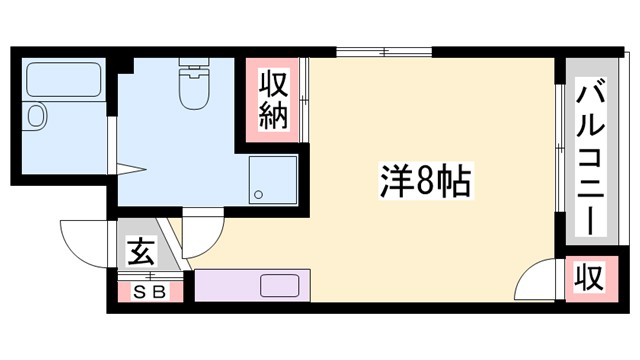 城北興和マンションの間取り