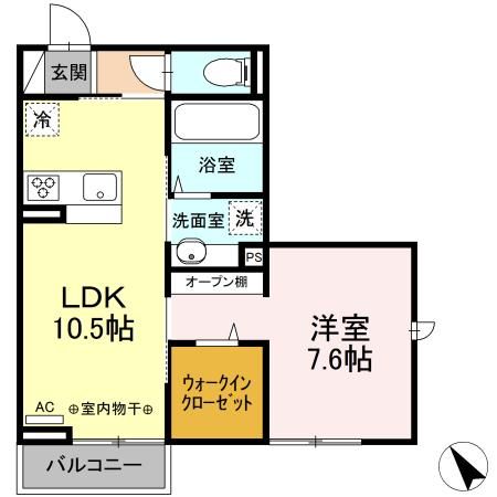 ＤーＲＯＯＭみたけIの間取り