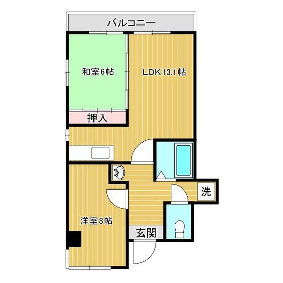 桑島ビルＡ棟の間取り