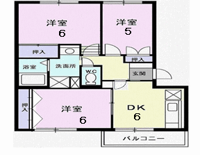 ミュゼ上町の間取り