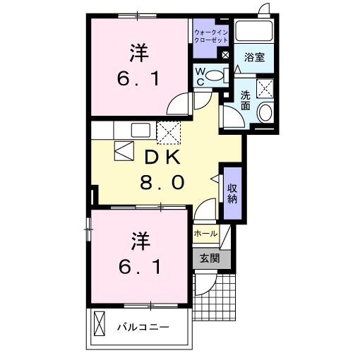 ファミール　ラセムIの間取り