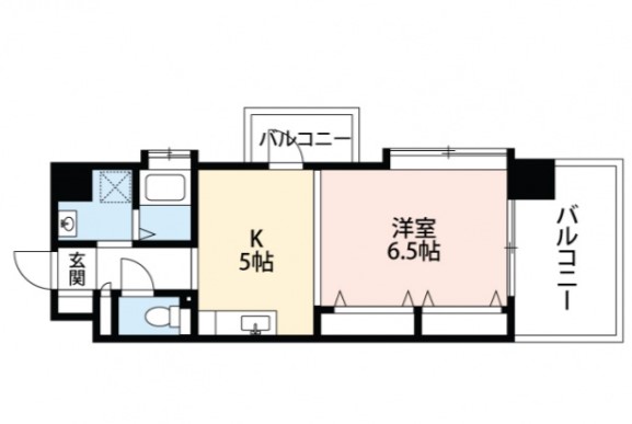 ロアール南竹屋の間取り