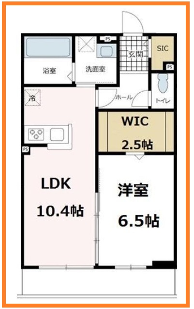 ロサ　ブランカの間取り