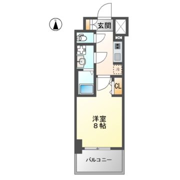 S-RESIDENCE堀田North IIの間取り