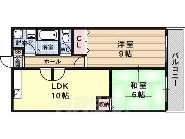 パティオ国分の間取り