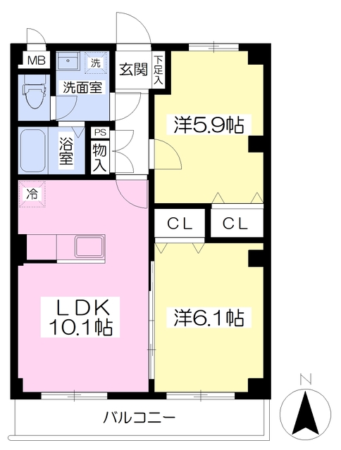 アレグリーアＫの間取り