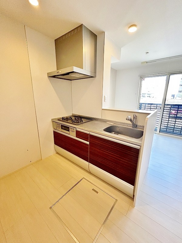 キッチン　★システムキッチングリル付き/3口コンロ★