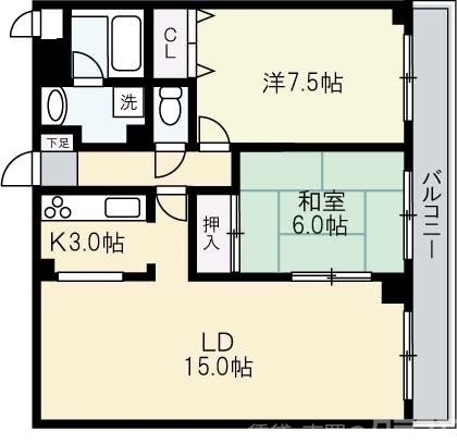AFICION堀川の間取り