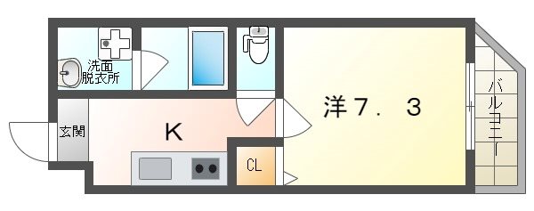 クレイン守口の間取り写真