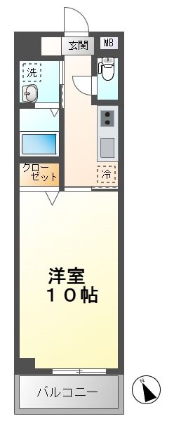 サンパティークの間取り写真