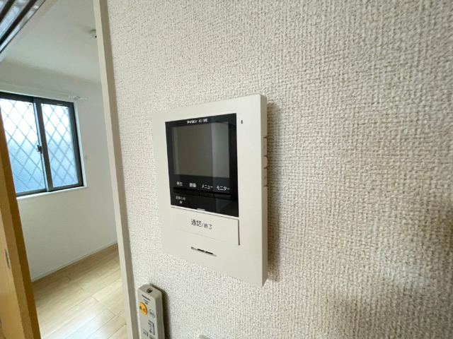 セキュリティ　モニターフォン付きです