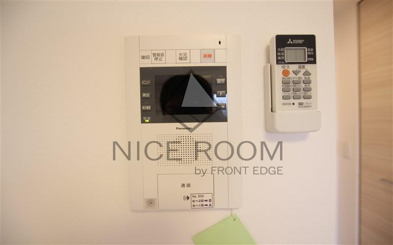 セキュリティ　レジュールアッシュザ・パークフロント　モニター付きインターホ