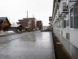 駐車場　消雪設備付き（ロードヒーティング）