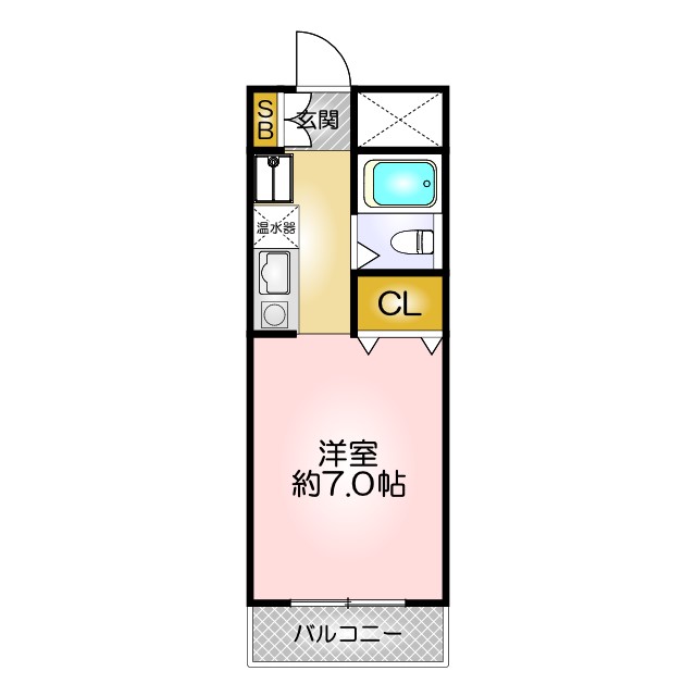 地下鉄西神・山手線 妙法寺駅 徒歩4分 5階建 築32年の間取り写真