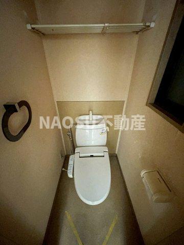 トイレ　ゆったりとした空間のトイレです
