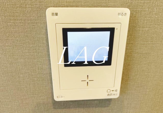 セキュリティ　モニター付インターホンです。