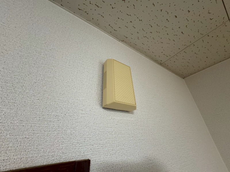 セキュリティ　来客時にはこちらのチャイムが鳴りますよ。