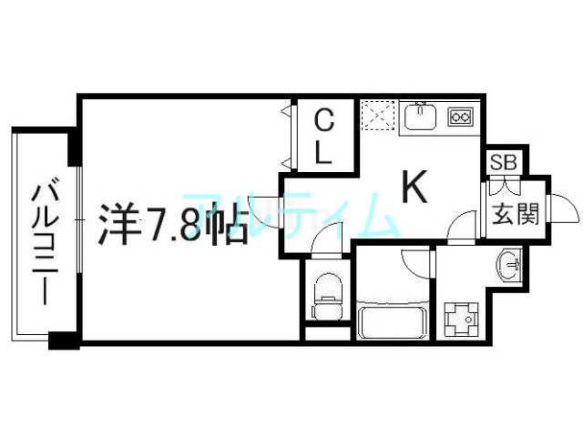 べラジオ五条堀川IIIの間取り写真