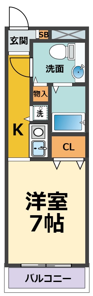 GranPino武庫川の間取り写真