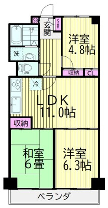 大森海岸ハウスの間取り写真