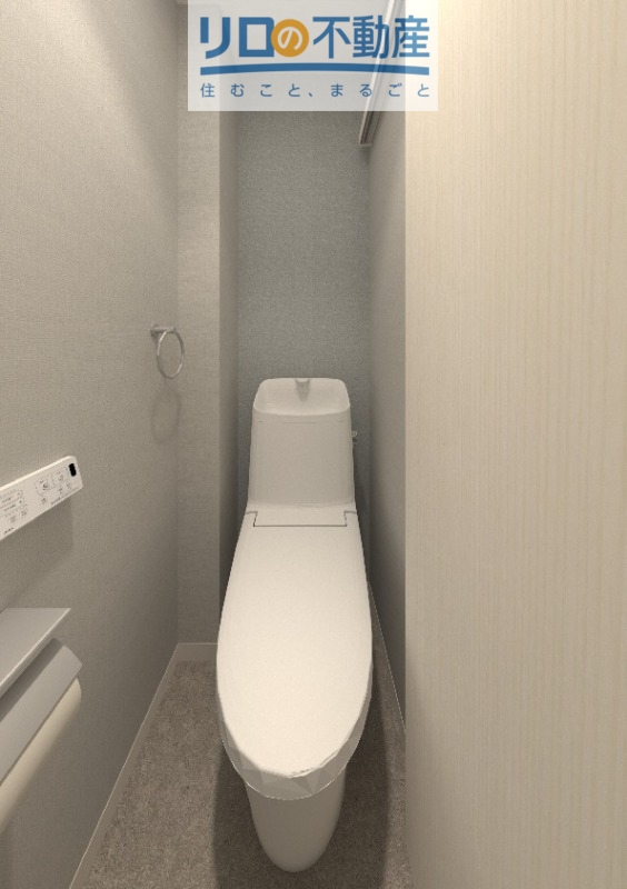 伊丹市中央4丁目新築PJのトイレ写真