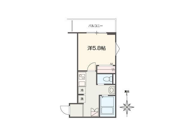 ＪＲ埼京線 北赤羽駅 徒歩9分 3階建 築1年の間取り写真
