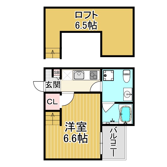 maison de aurore西宮の間取り写真