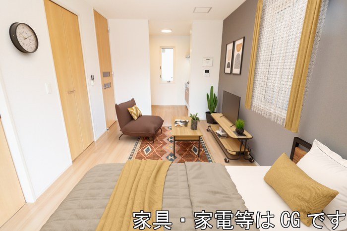 居室・リビング　家具・家電等はCGです。
