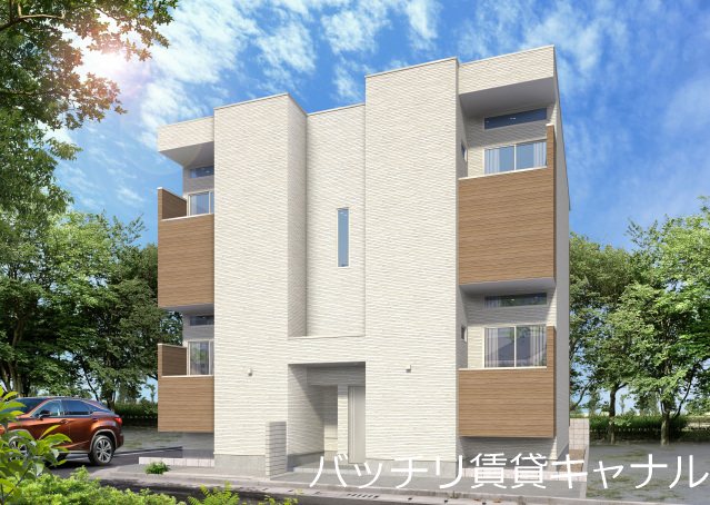 建物外観　新築のため、パース使用
