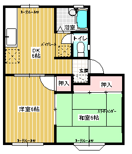 リジェール184Bの間取り