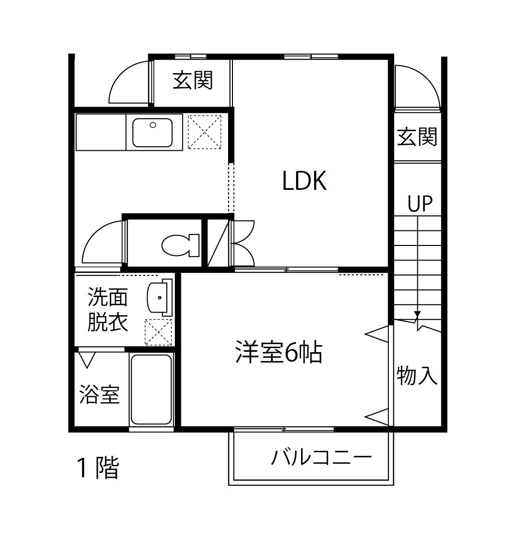 ビバハイツ参番館の間取り