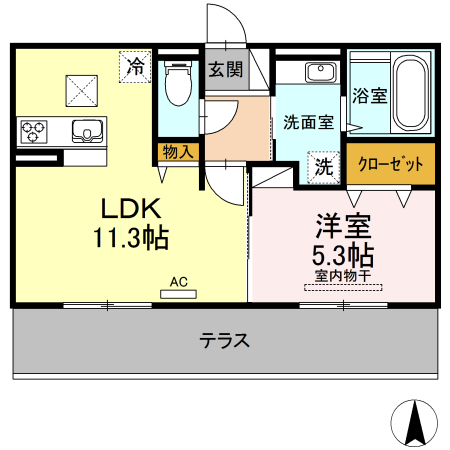 ディアコートの間取り