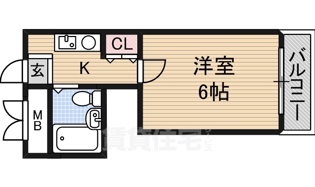 エクセルハイム千躰の間取り