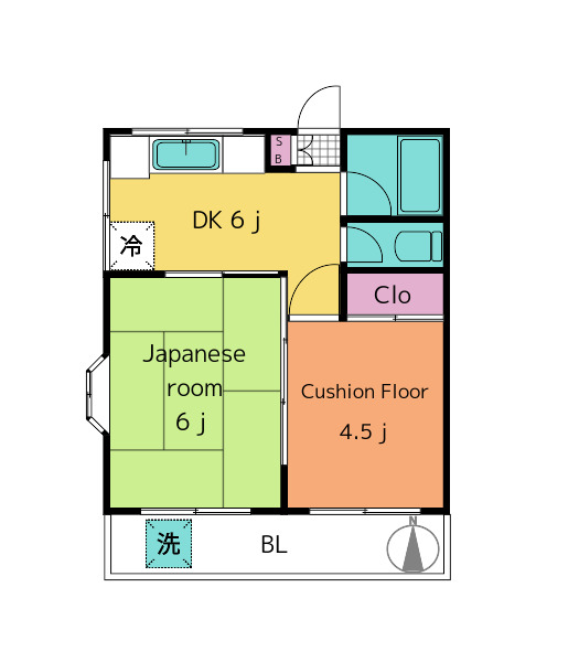 北砂ハイデンスの間取り