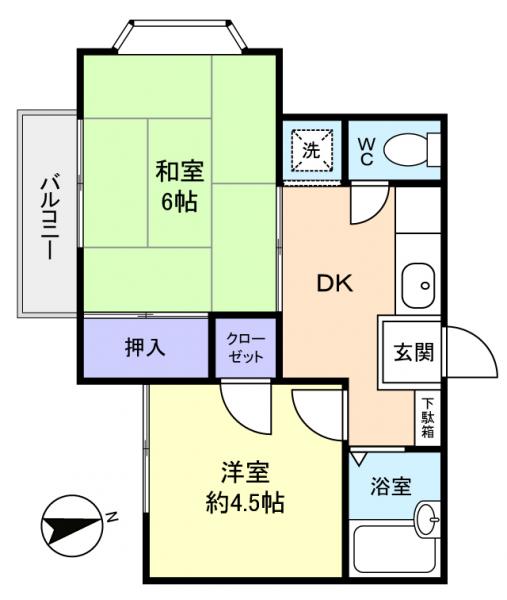 メゾンドIIの間取り