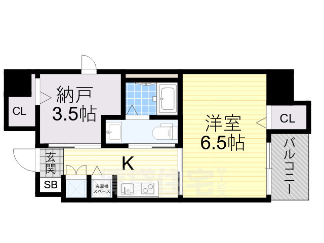 ディアコート宿屋町の間取り