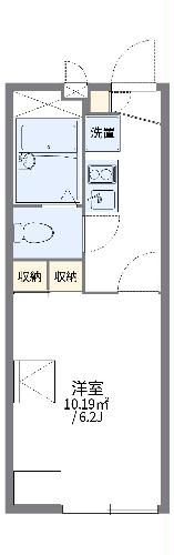 レオパレスコンポステラ服部の間取り