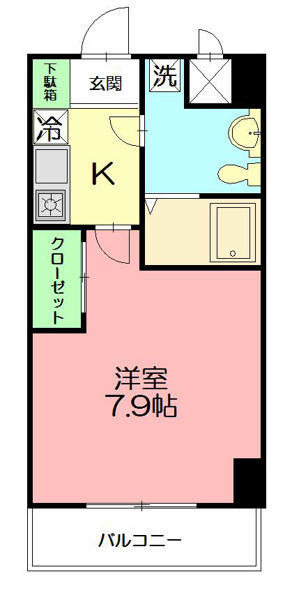 横浜市泉区和泉中央南のマンションの間取り