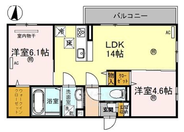 Raffinato東灘の間取り