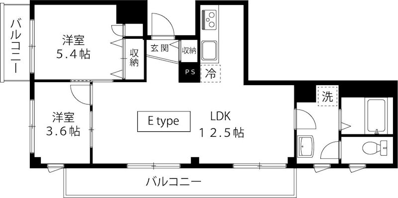 バーニッシュ世田谷の間取り