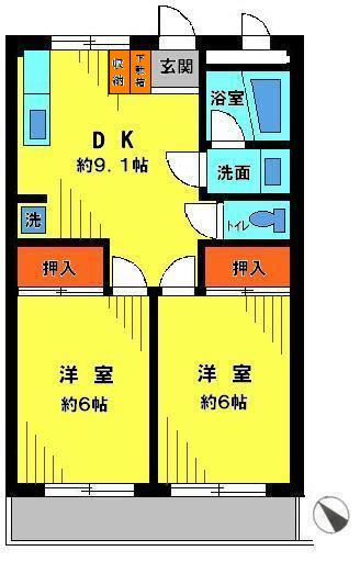 ストークハイツIIの間取り