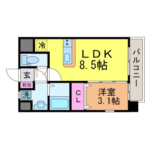 アルファプレミアム高砂の間取り