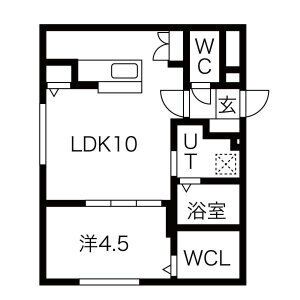 【Advantage豊平(アドバンテージ)の間取り】