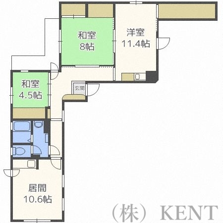 フォルテ６１６の間取り