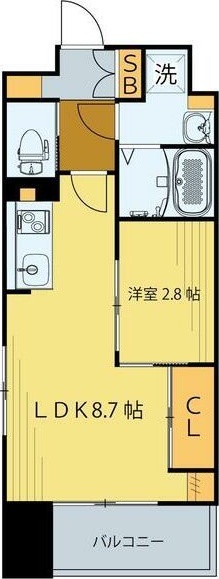 シェルグランデ原町本通の間取り