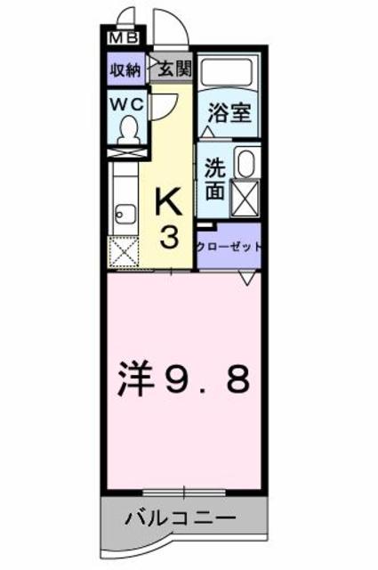 【ベル　コリーヌの間取り】