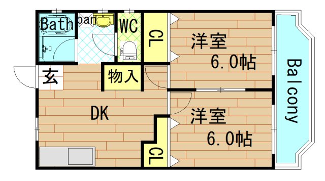 シティライフ有萬の間取り